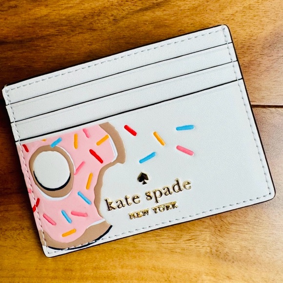 kate spade Accessories - NWT Kate Spade Coffee Break Slim Credit Card Holder wallet